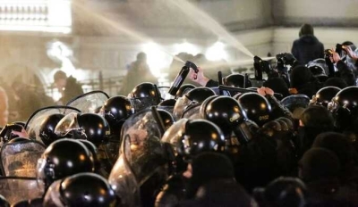 Грузинская полиция разогнала большую часть демонстрантов